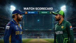 Sri Lanka National Cricket Team Vs Pakistan National Cricket Team Match Scorecard