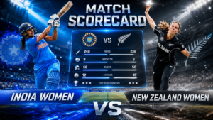 India Women's National Cricket Team Vs New Zealand Women's National Cricket Team Match Scorecard