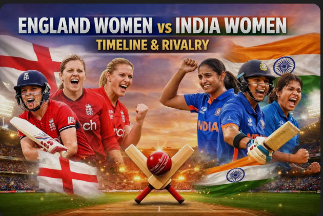 England Women's National Cricket Team Vs India Women's National Cricket Team Timeline
